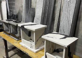 Kucica za svijece od granita Kucica za svijece od granita